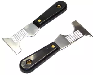 2 Stück 5 in 1 Farbschaber Kitt Messer Aufkleber Entferner Roller Reiniger Fugendüse - Bild 1 von 1