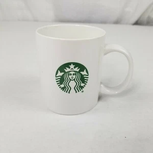 2016 Starbucks Green Logo White 12 oz. Mug - Picture 1 of 6