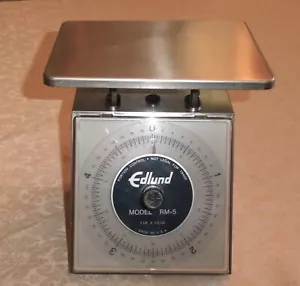 Edlund RM-5 Restaurant Portion Scale Mechanical  5 lb 7" x 8 3/4" Platform - Picture 1 of 8