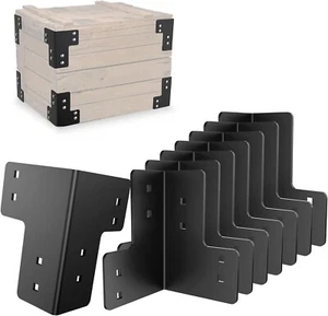 186HUB 8pcs Heavy Workbench Corner Brackets for Tool Boxes, Workbenches - Picture 1 of 7