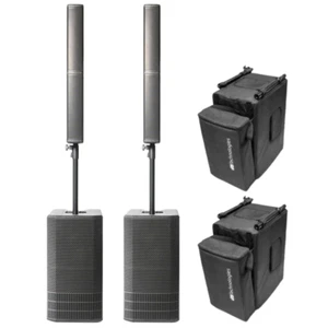 2x dB Technologies ES 1002 1800W Active Array Speaker Sound System inc Cover - Picture 1 of 7