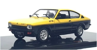 Ixo Models 1/43 Scale CLC383N - 1976 Opel Kadett C Coupe GT/E - Yellow/Black - Image 1 of 4