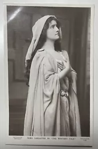 WINTERS TALE COLLECTION NORA LANCASTER as HERMIONE VINTAGE GUTTENBERG POSTCARD - Foto 1 di 2