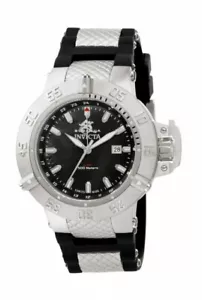 INVICTA 1151 SUBAQUA NOMA III QUARTZ 50MM BLACK WITH STAINLESS STEEL CASE - Picture 1 of 1