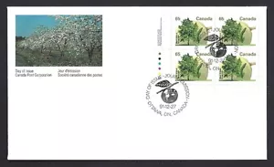 Canada # 1367 LLpb BLACK WALNUT TREE Brand New 1991 Unaddressed Issue - Picture 1 of 2