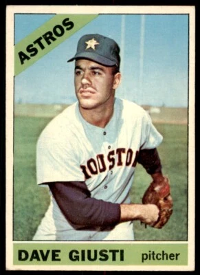 1966 TOPPS DAVE GIUSTI HOUSTON ASTROS #258 - Image 1 of 2