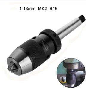 Drehmaschine Schnellspannbohrfutter Bohrfutter 1-13mm mit Kegeldorn MK2 B16 - Bild 1 von 7