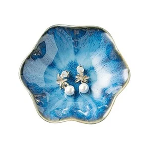 Jewelry Dish Tray, Ring Dish, Ceramic Trinket Tray, Key Bowl, Decorative  - Picture 1 of 8