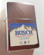 1993 Zippo - BUSCH Beer Vintage VTG UNFIRED SEALED