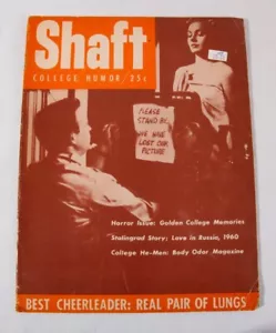 RARE Shaft College Humor Magazine, May 1955, from U of Illinois, G+ - Picture 1 of 4