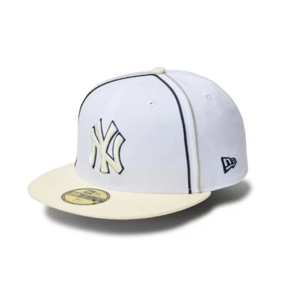 New Era 59FIFTY MLB Cinta New York Yankees Blanco Cromo Blanco Visera 14388850 Foto 1 de 4