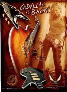 VINTAGE 2004 DEAN GUITARS CADILLAC IS BACK PRINT AD - Picture 1 of 1