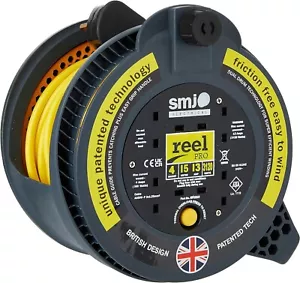 SMJ 15 Meter Verlängerungsrolle Bleikabel 4 Gangweg 13 AMP Thermoausschnitt RP1513 - Bild 1 von 3