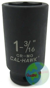1/2" Drive X 1-3/16" DEEP IMPACT SOCKET 6 POINT CR-MO - Picture 1 of 1