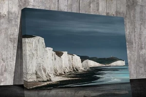 White Cliffs England Wandkunst gerahmt Leinwand oder nur Druck - Bild 1 von 5