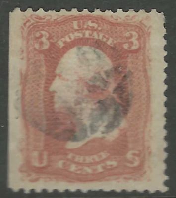 1861 WASH (88) GRILL USED SCOTT LISTED ("THIN PAPER VARIETY" - Image 1 of 4