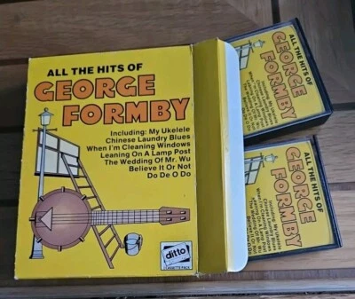 All The Hits Of George Formby Boxset Two Cassette Tapes - Image 1 of 4