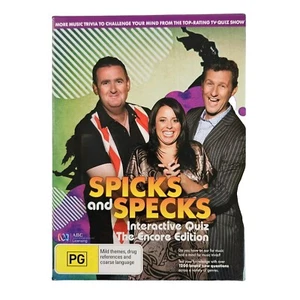 Spicks And Specks ABC Interactive Quiz The Encore Edition DVD & Game Cards R 4 - Picture 1 of 6