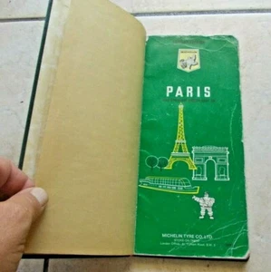 GUIDA MICHELIN PARIS ENGLISH EDITION 1968 RILEGATO - Foto 1 di 2