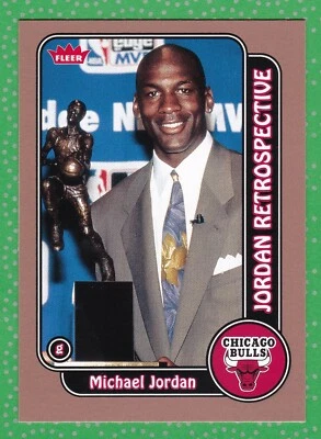 2008-09 Fleer Michael Jordan Retrospective #MJ12 Michael Jordan - Image 1 of 2