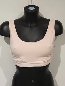 Calvin Klein Pink bralette Size 12/14 Cross Over Sides Bra - Picture 1 of 4
