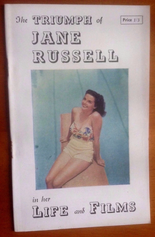 THE TRIUMPH OF JANE RUSSELL Vintage Fan Magazine (Inc The Outlaw) Foto 1 de 1