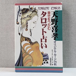 Mazzo Tarocchi Yoshitaka Amano 78 Carte e Art Book Edizione Set Illustrazione Usato - Foto 1 di 11