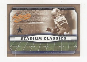 Clásicos del estadio de fútbol Fleer Authenticix 2002 Emmitt Smith Dallas Cowboys - Imagen 1 de 1