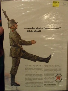 1942 Texaco "Gänsestepper" Werbung - Zweiter Weltkrieg - Bild 1 von 5