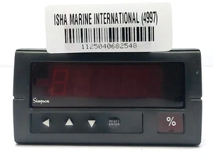 Simpson H345 H345371020 Digital Panel Meter Marine Industrial - Picture 1 of 10