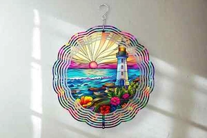 Diseño giratorio de viento de faro #9, 3 opciones de tamaño - Imagen 1 de 1