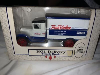 ERTL 1931 Delivery Truck Bank True Value Hardware 1/34 Scale Die-Cast Metal NIB - Image 1 of 4