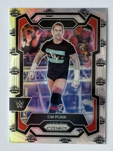 2024 Panini Prizm WWE CM Punk /40 Silver WrestleMania 40 Logo #122 Insert - Picture 1 of 3