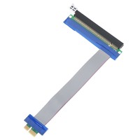 PCIE 1X to 16X express slot riser card extender extension ribbon flexible cable.