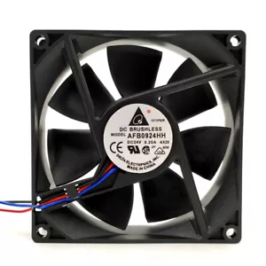 1pc DELTA AFB0924HH 24V 0.25A 9CM 9225 3-wire PWM inverter cooling fan - Picture 1 of 5