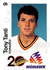 1989-90 Vancouver Canucks Mohawk #23 Tony Tanti