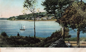 MONKSTOWN ON THE RIVER LEE COUNTY CORK IRELAND VINTAGE POSTCARD c1910 92822 Q - Picture 1 of 2