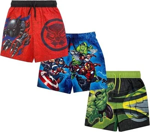 Marvel Avengers☆ Kleinkind Jungen 3er-Pack Badehose ☆ Größe 3T - Bild 1 von 6