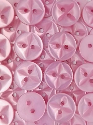 BOTÓN ESTRELLA, TALLA 24L - 5/8", ACABADO BRILLANTE, 1 DOCENA, ENVÍO GRATUITO EE. UU. Foto 1 de 4