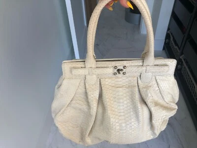 Janet Jackson Zagliani (Bali) Bolso Cartera Pitón Cuero Exótico $3000++ Foto 1 de 4