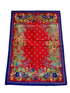 Williams Sonoma Provence Cotton Placemat French Country Red Cottage 19”x13.25” - Picture 1 of 5