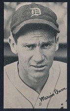 1936 MARVIN OWEN R314 BORDERLESS Wide Pen Baseball Card (High Grade NMMT)