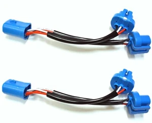 Splitter Wire P 9004 HB1 Two Harness Head Light Plug Play Female Socket Lamp Fit - Picture 1 of 4