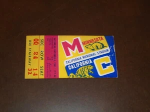 1951 MINNESOTA AT CALIFORNIA COLLEGE FOOTBALL TICKET STUB - Bild 1 von 2