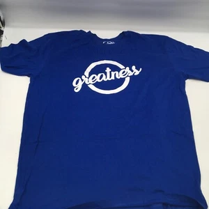 Greatness T Shirt Teeshirt Blue Size XL Brand New - Picture 1 of 4