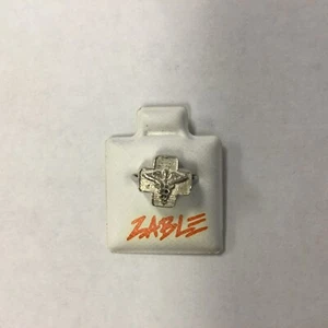New Zable Charm "Medical Cross” “Red Cross Emblem” 1/2’ wide 1/4' Hole - Picture 1 of 5