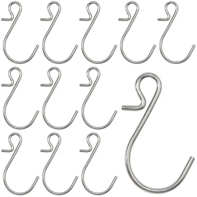 Small S Hooks Connectors Metal S Shaped Wire Hook Hangers Hanging Hooks for DIY