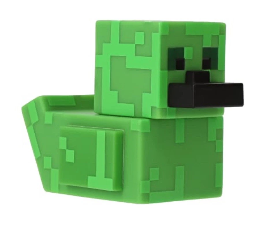 Official Minecraft: Creeper Mini TUBBZ® Rubber Duck Collectible, Numskull - Image 1 of 4
