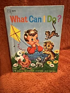 Vintage Children's Rand McNally Junior Elf Book ~ WHAT CAN I DO? ~ Helen Adler - Picture 1 of 11