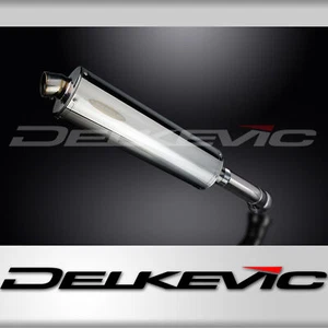 Kit silenciador de escape ovalado de acero inoxidable de 18" BMW K1300GT 2009-2011 Delkevic sin cordones - Imagen 1 de 4